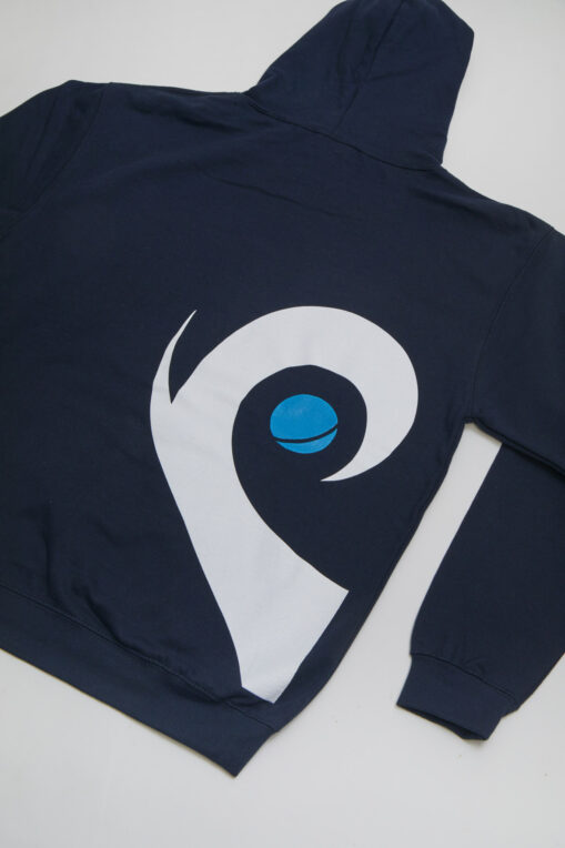 New Blueroom Big Wave Hoody - Navy - Image 3