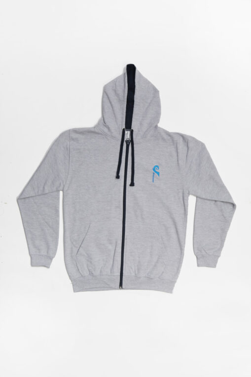 New Blueroom Big Wave Zip Hoody - Heather Grey - Image 2