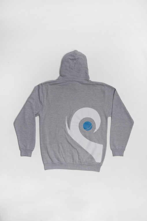 New Blueroom Big Wave Zip Hoody - Heather Grey - Image 5
